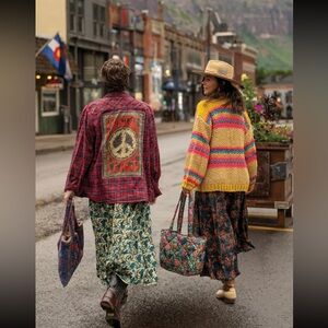 NATURAL LIFE Red Plaid Button Down Shirt